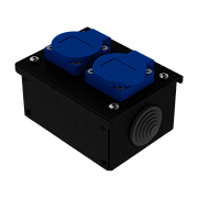 Коробка коммутационная проходная без профиля CB M02